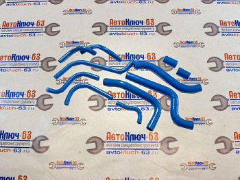 Комплект патрубков двигателя силиконовые синие CS20 PROFI на ВАЗ 2108-21099, 2113-2115 в интернет-магазине avtofirma63.ru 
