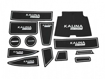 Силиконовые коврики «Sport» на панель приборов Калина-2