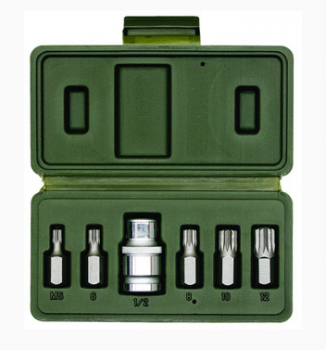 Набор вставок 1/2" Spline 6 предметов  М5-М12 х 30 мм Дело Техники в интернет-магазине avtofirma63.ru 