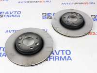 Передние тормозные диски R15 вентилируемые для а/м 2180-2181, R-90, Рено Логан гладкие, Автореал в интернет-магазине avtofirma63.ru 