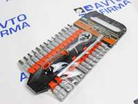 Набор торцевых головок 1/4 и бит, с трещоткой 28 пр. АвтоDело в интернет-магазине avtofirma63.ru 