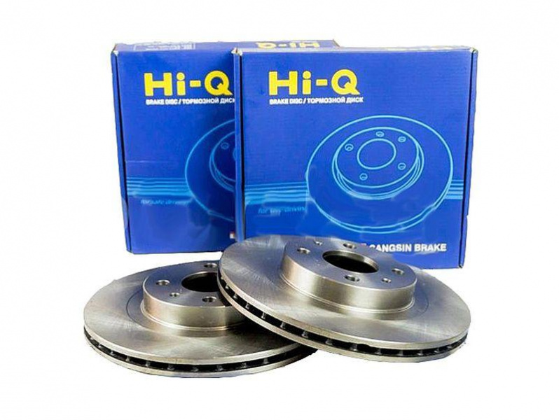 Купить Передние тормозные диски HI-Q R13 вентилируемые ВАЗ 2110-12 в .