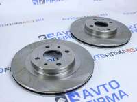 Передние тормозные диски R13 вентилируемые для а/м 2110-2112 гладкие, АТС в интернет-магазине avtofirma63.ru 