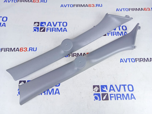 Облицовка стоек под твитер на Лада Ларгус (высокочастотники направлены в салон)