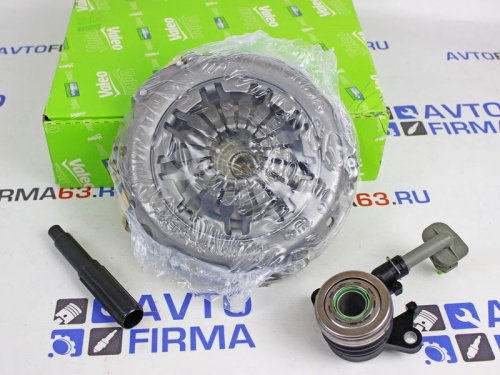 Комплект сцепления Valeo в сборе на Лада Ларгус 16 кл. 1,6 л., Рено Логан, Меган II 1,4-1,6 л в интернет-магазине avtofirma63.ru 