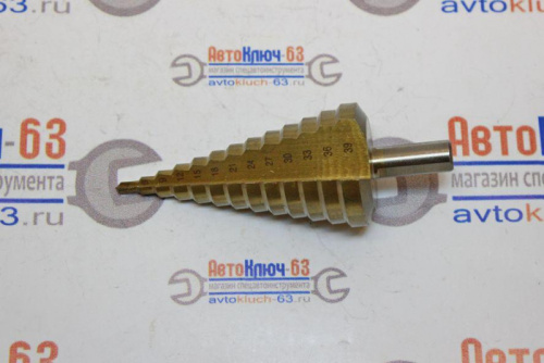 Сверло ступенчатое по металлу Ø 4-39 мм, 13 ступеней Голден инструмент в интернет-магазине avtofirma63.ru 