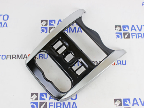 Центральная консоль панели приборов 1DIN Лада Ларгус Серебристый