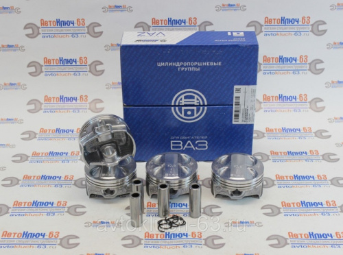 Картинка Поршни с пальцами для двигателя ВАЗ 21124 МоторДеталь в интернет-магазине avtofirma63.ru  Поршни с пальцами для двигателя ВАЗ 21124 МоторДеталь в интернет-магазине avtofirma63.ru