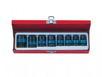 Набор ударных головок 1/2, 8 предметов 10-24 мм KING TONY в интернет-магазине avtofirma63.ru 