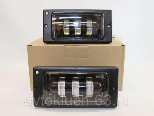 Противотуманные фары на ВАЗ 2110-2112, 2113-2115, 2123 3 линзы Sal-Man 40W