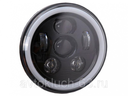 Фары светодиодные Нива 21213, УАЗ тюнинг с габаритом и поворотником 45W JG-S013