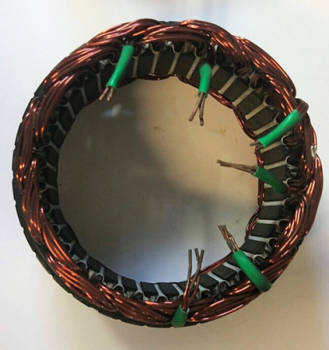 Статор генератора ВАЗ 2170 Лада Гранта с генератором 110А  BOSCH F000BL0652 - F000BLO6E8