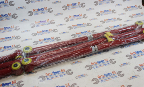 Реактивные усиленные тяги Лада Нива 4х4 регулируемые, втулки желтый полиуретан Лидер-Лифт в интернет-магазине avtofirma63.ru 