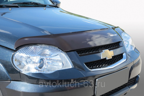 Спойлер (мухобойка) капота для а/м 2123, Voron Glass в интернет-магазине avtofirma63.ru 