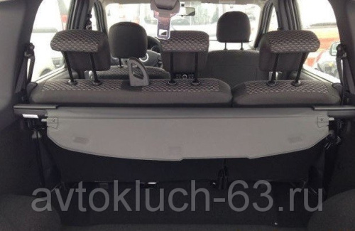 Полка-шторка раздвижная в багажник Лада Ларгус