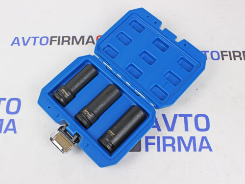 Набор головок для поврежденных колесных болтов и гаек AV Steel в интернет-магазине avtofirma63.ru 