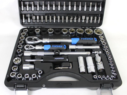 Набор инструментов с телескопическими трещотками 108 предметов 1/2, 1/4 6 гр 4-32 мм Forsage в интернет-магазине avtofirma63.ru 