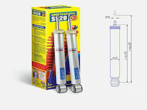 Амортизаторы задней подвески Лада Веста, Веста SW SS20 (комфорт) 2 шт в интернет-магазине avtofirma63.ru 