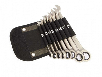 Набор ключей трещоточных комбинированных 8 шт., в сумке Дело Техники в интернет-магазине avtofirma63.ru 