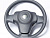 Оригинальный руль обтянутый экокожей на Шевроле Нива с вставкой