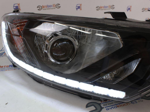 Тюнинг фары Лада Гранта FL с Би линзой