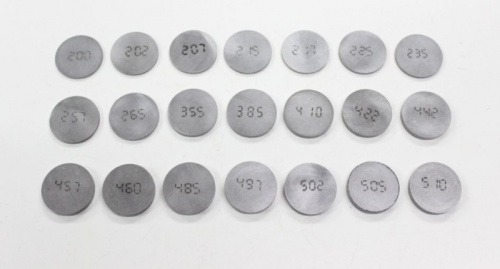 Регулировочные шайбы клапанов для а/м 2108 от 4,52 мм до 5,30 мм в интернет-магазине avtofirma63.ru 