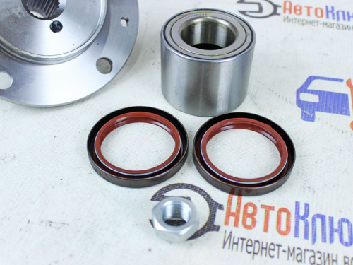 Ремкомплект усиленного ступичного узла с внешним креплением тормозного диска со ступицей 24 шлица для 2121 и 2123 на Лада 4x4 Нива