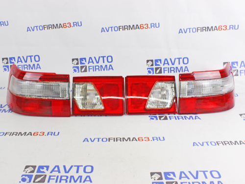 Задние фонари для а/м 2110 клюшки красные с белой полосой СЕВиЕМ