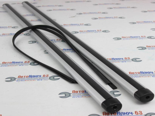 Перекладины с пазами Евродеталь аэро (серебро) 135 см в интернет-магазине avtofirma63.ru 