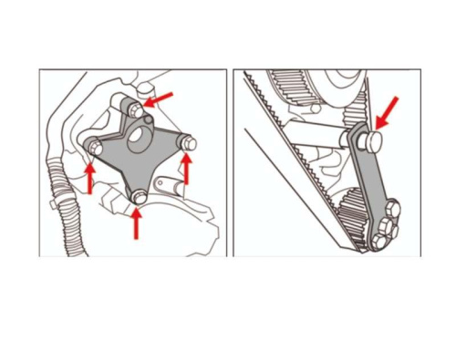 Фиксатор распредвала и натяжного устройства приводного ремня FIAT 1.2, 1.4 (8V) JTC в интернет-магазине avtofirma63.ru 