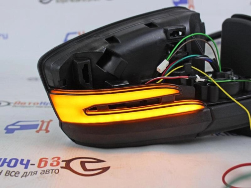 Боковые зеркала на ВАЗ 2110-2112, 2170 Лада Приора в стиле Гранта с повторителем AMG плазма механические в интернет-магазине avtofirma63.ru 