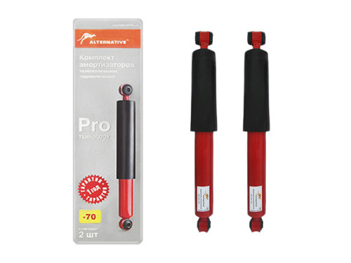 Передние амортизаторы Лада Нива 4х4 PRO G Альтернатива газомасляные в интернет-магазине avtofirma63.ru 