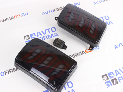 Задние светодиодные фонари Капли тонированные на Лада Нива 4х4