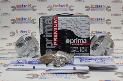 Комплект поршней Лада Приора для двигателя ВАЗ 21126, 82,5 мм, Prima в интернет-магазине avtofirma63.ru 