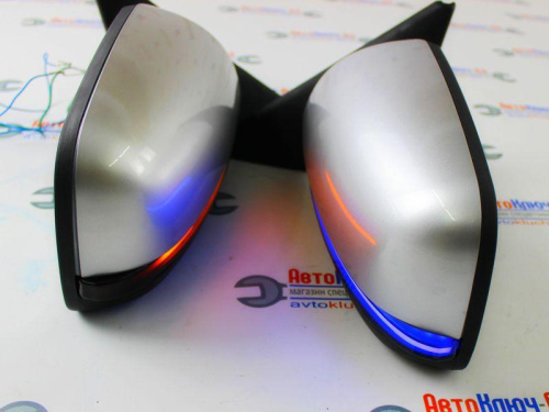 Боковые зеркала Лада Калина, Гранта, Датсун с бегающим тонированным повторителем в стиле Плазма в корпусе Лада Приора 21704 механические в интернет-магазине avtofirma63.ru 