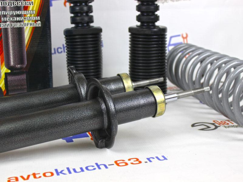 Задние амортизаторы в сборе ВАЗ 2110, 2111, 2112 Технологии Будущего с саморегулирующимся клапаном в интернет-магазине avtofirma63.ru 