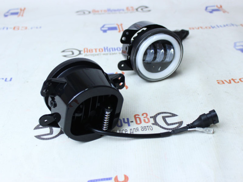 Противотуманные фары на Лада Веста 30w 3 линзы