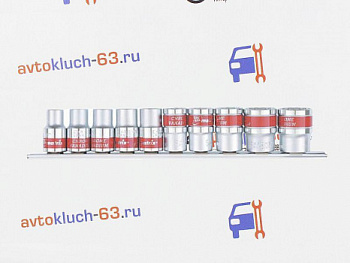 Набор торцевых головок 1/2 10-24 мм 10 шт MATRIX в интернет-магазине avtofirma63.ru 