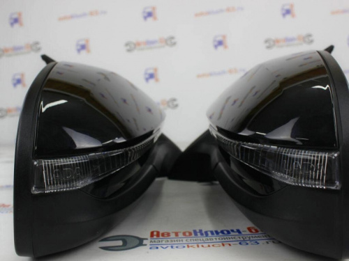 Боковые зеркала Лада Ларгус FL с обогревом электроприводом электроскладыванием и повторителем поворота в интернет-магазине avtofirma63.ru 