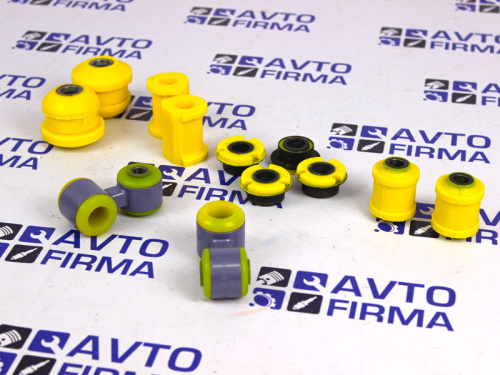 Комплект сайлентблоков и втулок передней подвески Лада Приора полиуретан в интернет-магазине avtofirma63.ru 