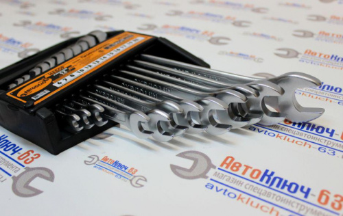 Набор ключей рожково-накидных (коленчатых) 12 предметов 36126 АвтоDело в интернет-магазине avtofirma63.ru 