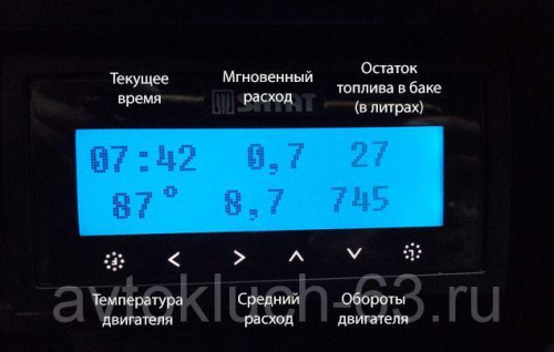 Бортовой компьютер Unicomp XD, Штат