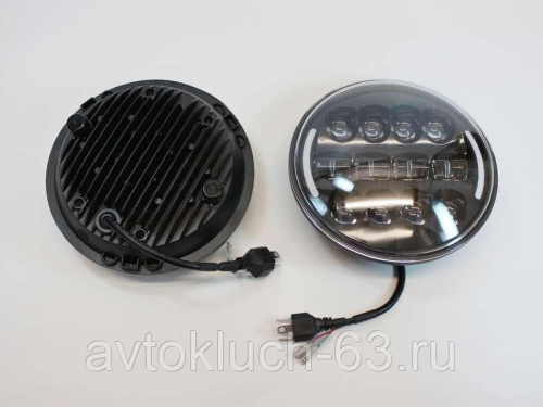 Фары светодиодные Нива 21213, УАЗ тюнинг с габаритом и поворотником HP-HLD-19-02