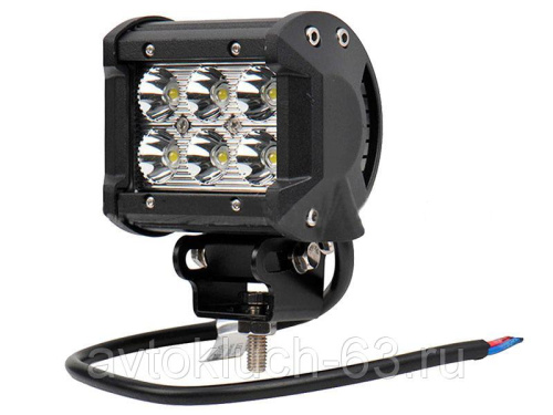 Фара диодная противотуманная прямоугольная JG-018A