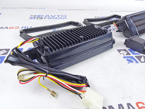 Светодиодные LED подфарники PL2022 с неоновым ДХО, бегающим поворотником, для 2121, URBAN, BRONTO