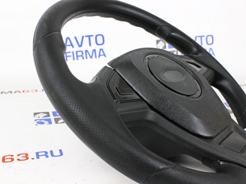 Руль Барс со вставками черный глянец для а/м 2110-2112