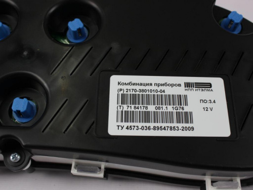 Комбинация приборов для а/м 2170, Итэлма (2170-3801010–04)
