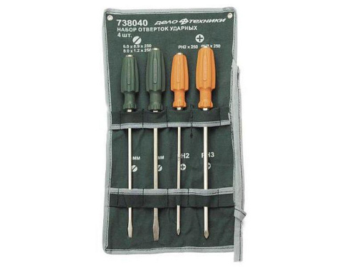 Набор отвёрток усиленных 250 мм 4 шт. Дело Техники в интернет-магазине avtofirma63.ru 