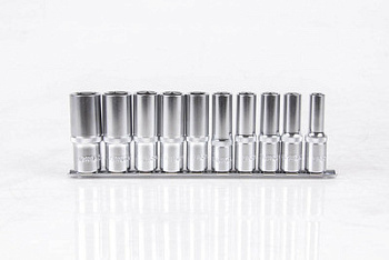 Набор глубоких торцевых головок 1/2 12 граней 3/8 - 15/16 10 предметов Licota в интернет-магазине avtofirma63.ru 