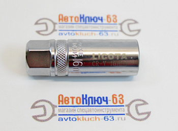 Головка свечная пружинная 6 граней 3/8 16мм Licota в интернет-магазине avtofirma63.ru 